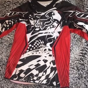 fox kids riding shirt